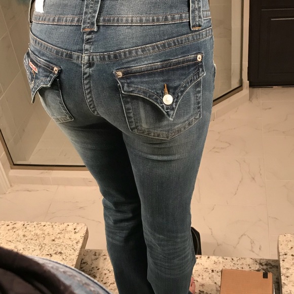 NWT HUDSON stretch bootcut Jeans from SAKS - Picture 5 of 8